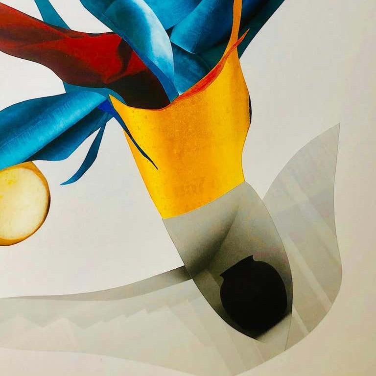 L'Equilibre von Denise Cummings, Abstraktes Acrylgemälde, 2018 im Angebot 4