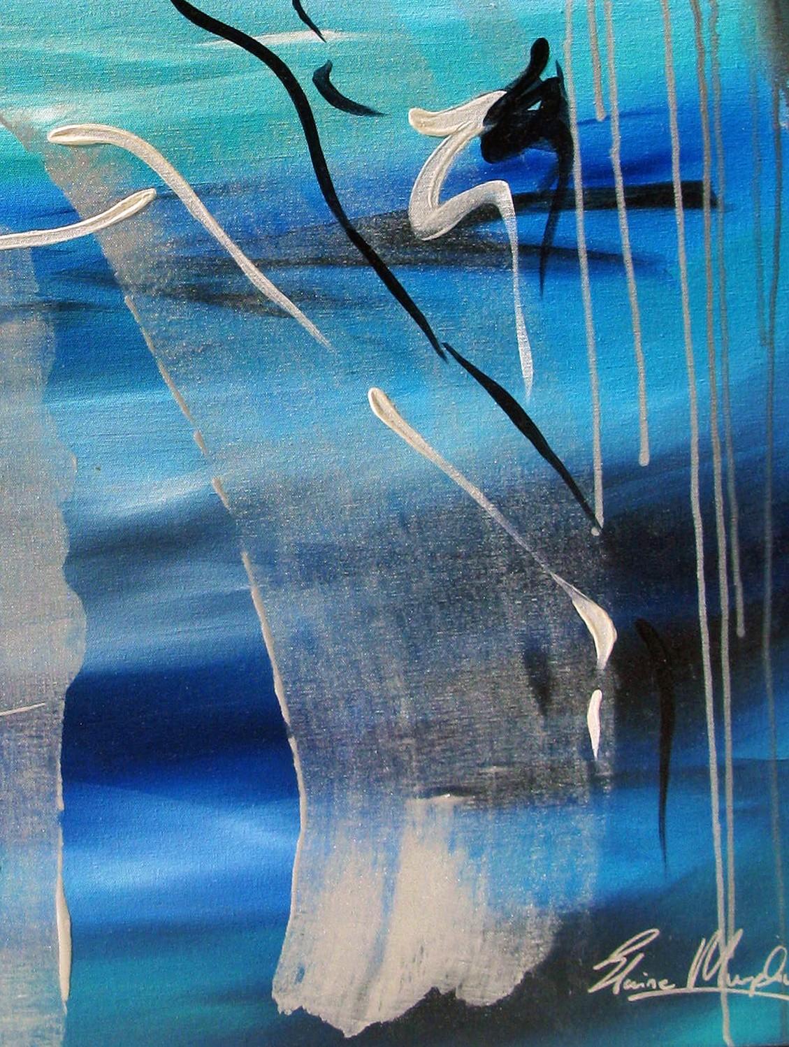 La dame de l'eau - Painting de Elaine Murphy