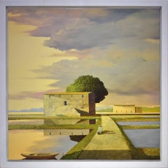 Alessandro Tofanelli "Fuga Solitaria" Oil on Canvas Contemporary Art Painting
