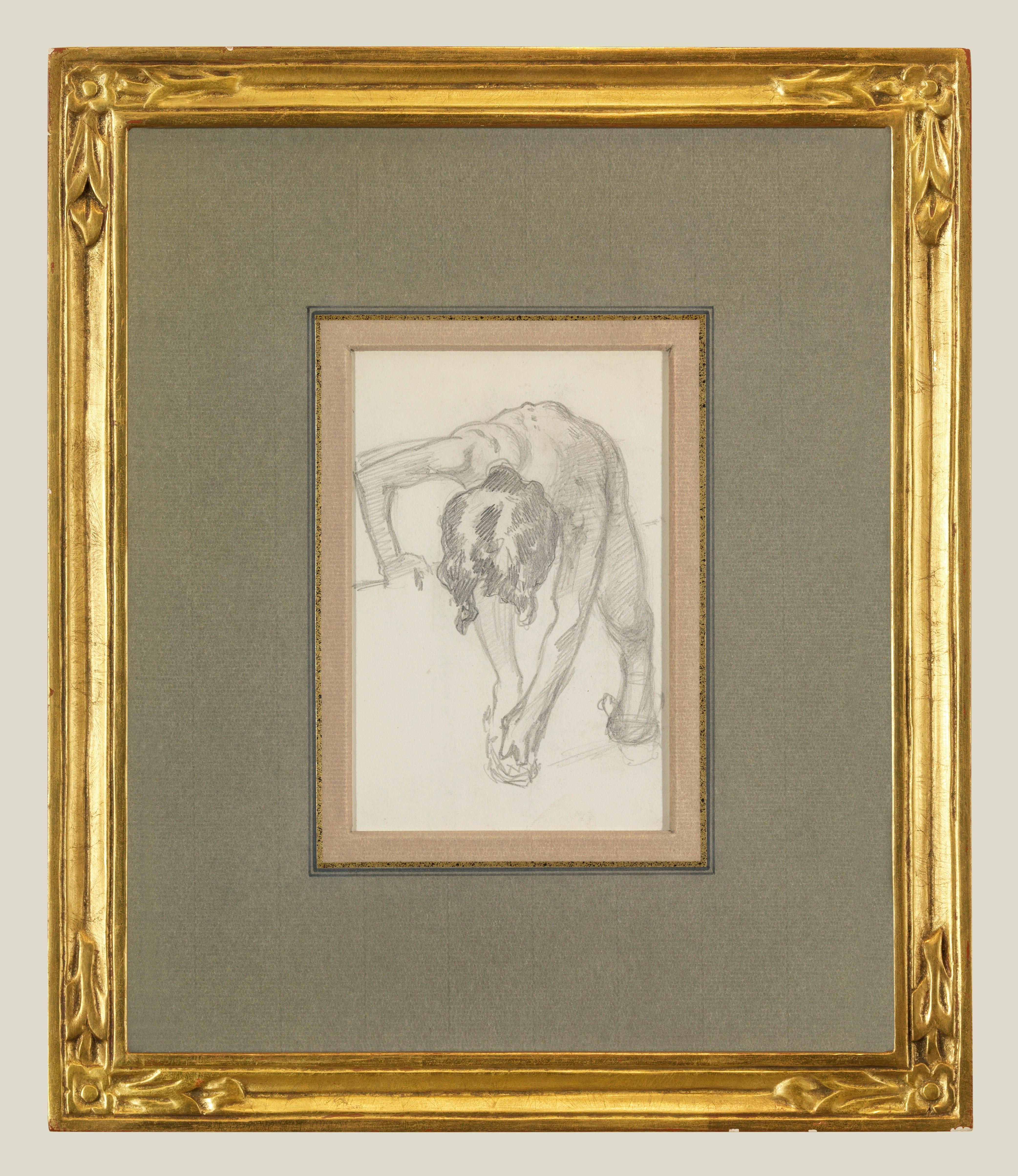 John Singer Sargent Nude – Figur Bending Over