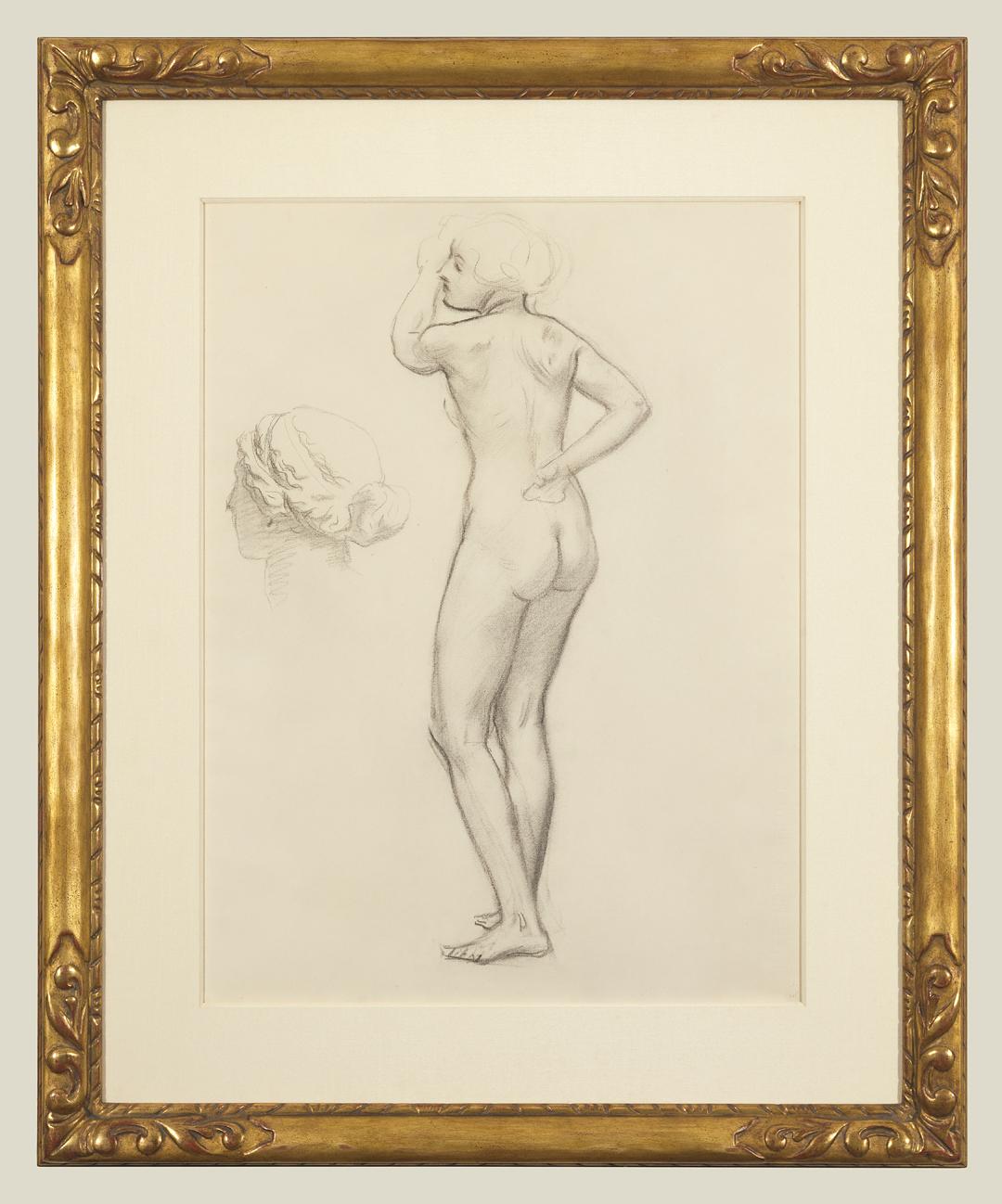 John Singer Sargent Nude – Studie für Apollo und die Museen