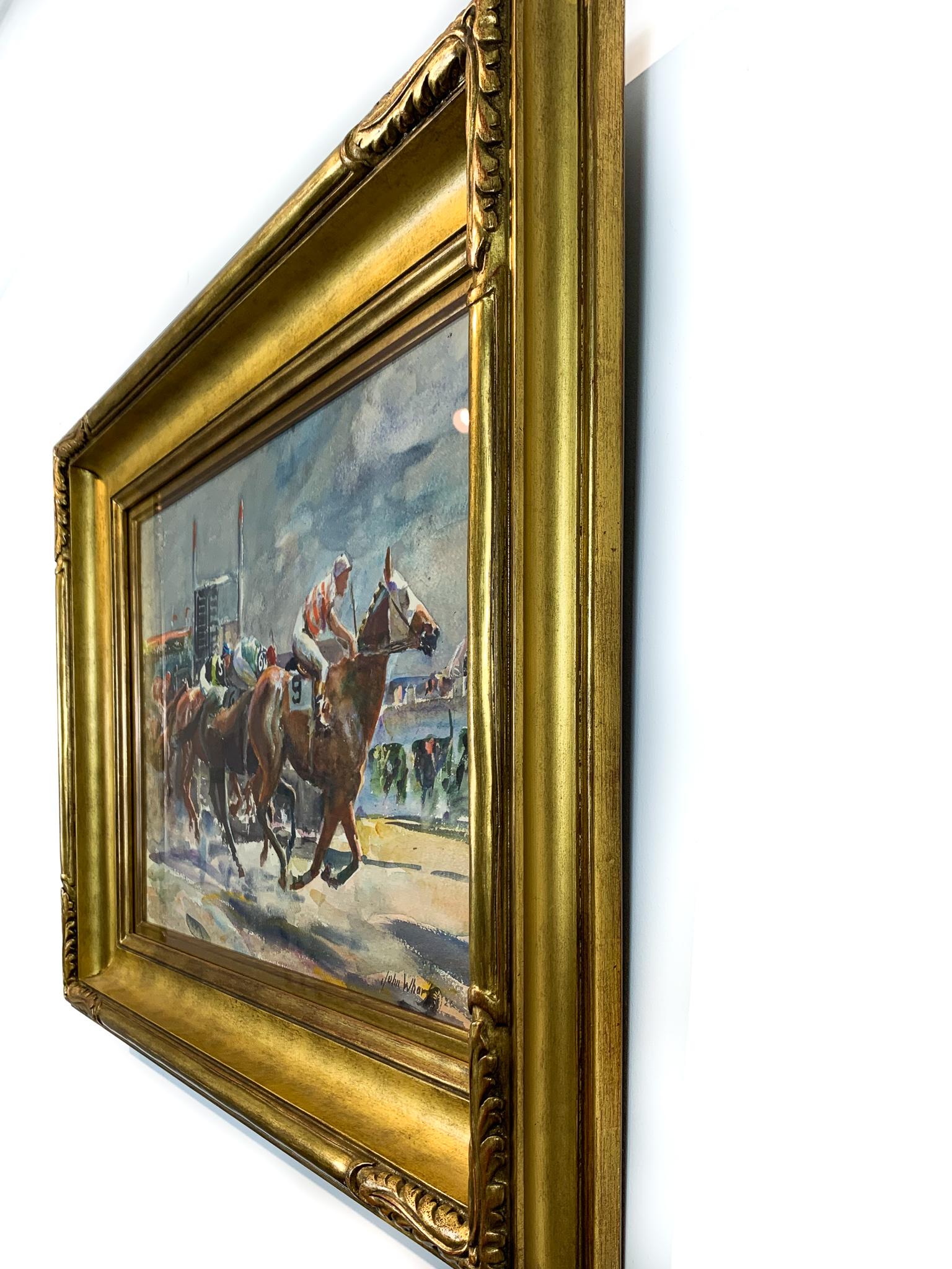 Framed Dimensions:
23h x 30w inches

Signature:
Signed and dated at lower right: John Whorf 26.

Provenance:
Estate of Francoise Hermann, Cape Cod, Massachusetts

Exhibitions:
Adelson Galleries, New York, American Works on Paper, 1880-1930, October