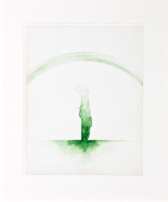 Sans titre (Plane Crash) Green