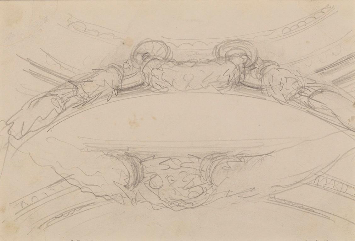 John Singer Sargent Interior Art - Garland Studies I