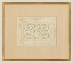 Pencil Interior Drawings and Watercolors