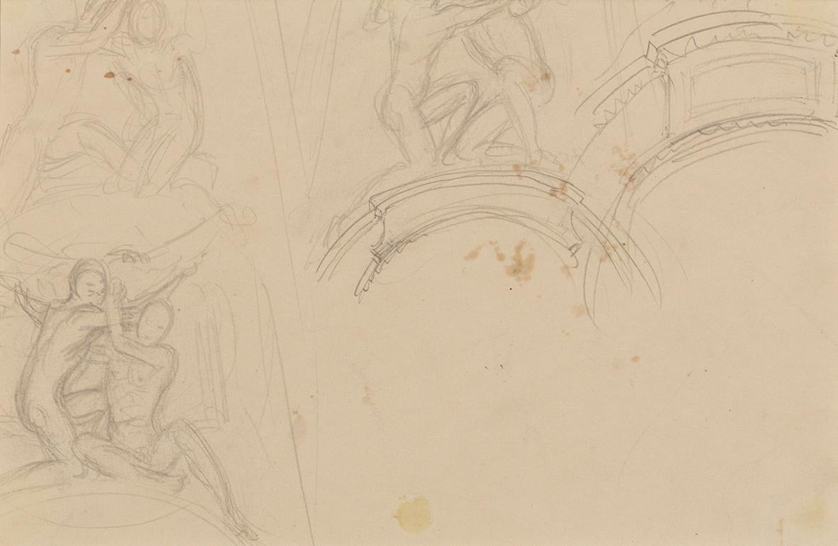  Garland-Studien I (Beige), Interior Art, von John Singer Sargent