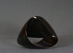 Infinity , sculpture en bronze, laqué noir , n:2/8 , poids 16 kg