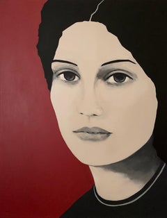 « Souvenirs », 2020, peinture acrylique sur toile, taille avec cadre 122 x 95 cm 