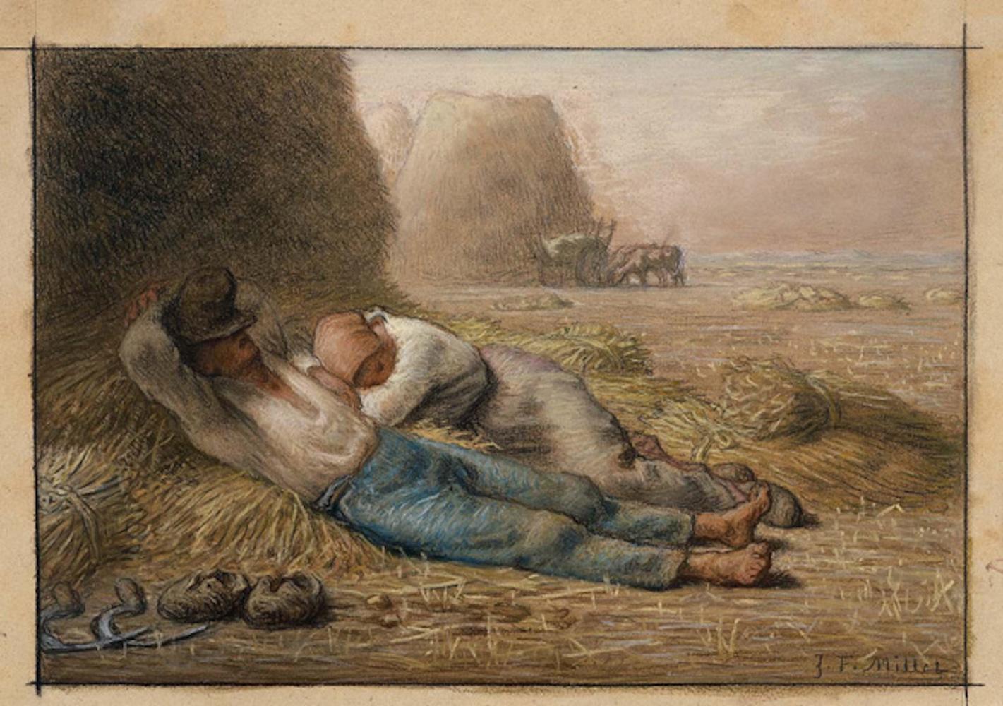 The study of the sleeping woman from 