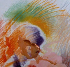 "A Mild Flirtation", pastel in fleshy pinks