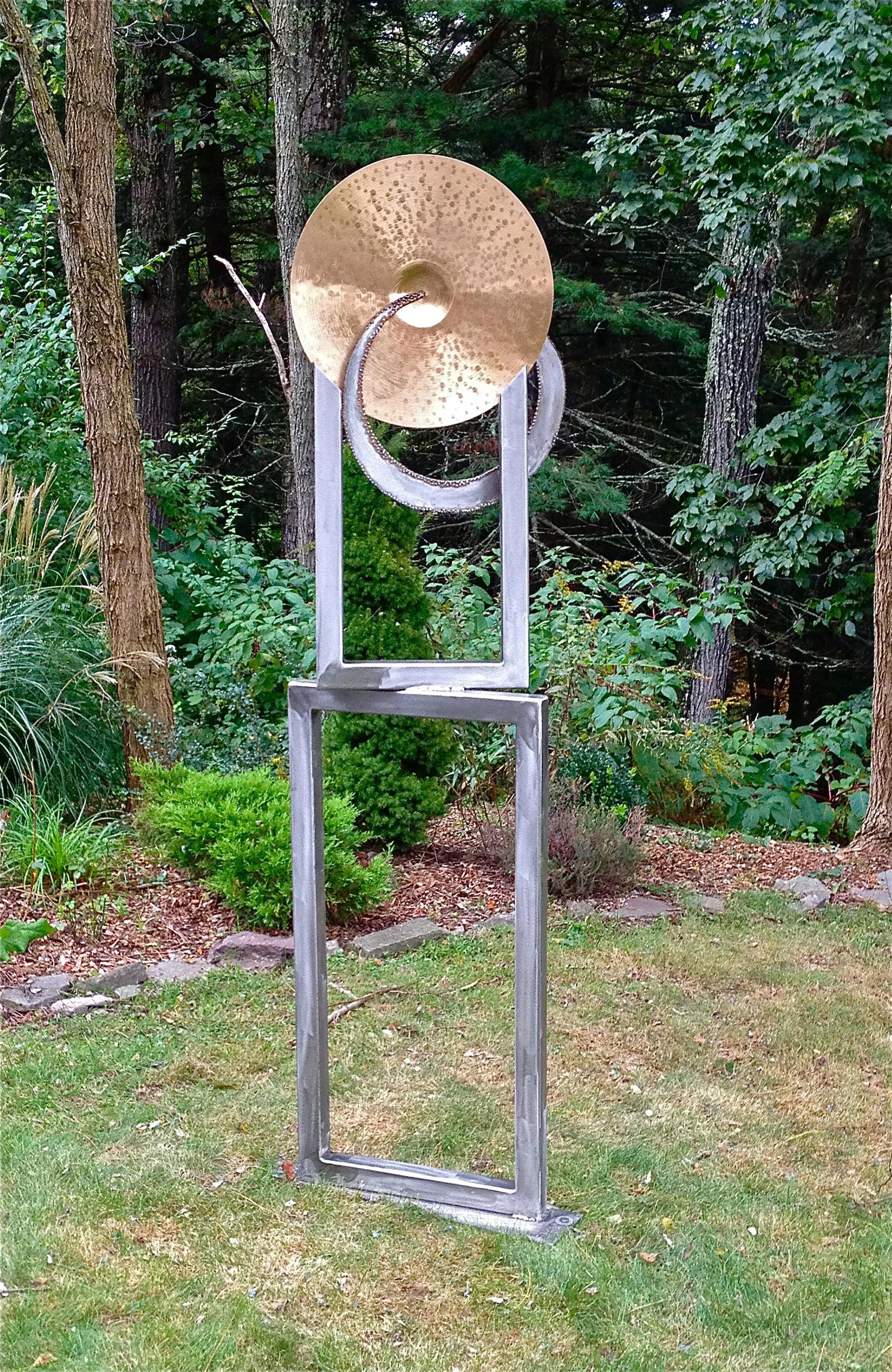 Janet Rutkowski Abstract Sculpture - Cymbalic Journey