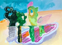 Abstract Landscape Drawings and Watercolours