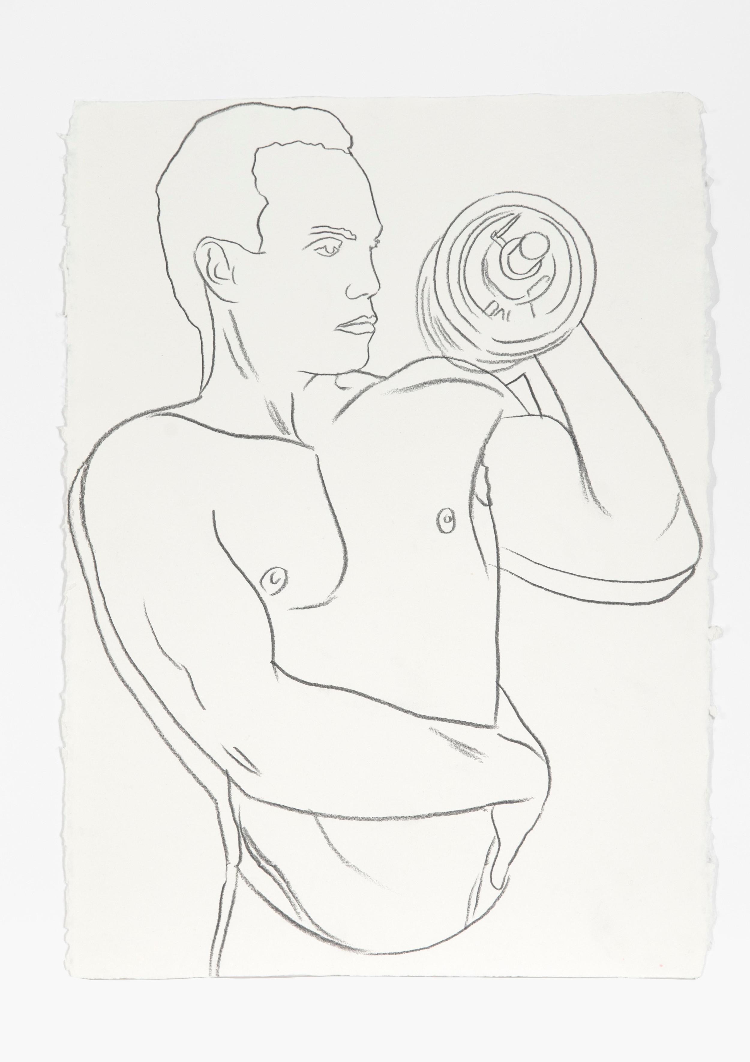 Nude Andy Warhol - Bodybuilder (bodybuilder)