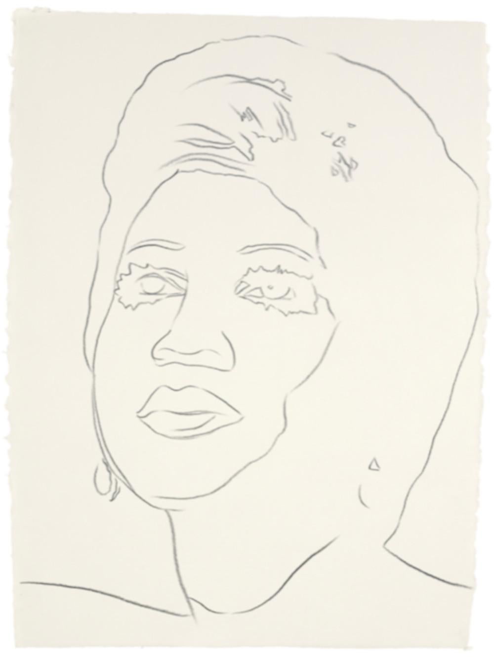 Andy Warhol Portrait - Aretha Franklin