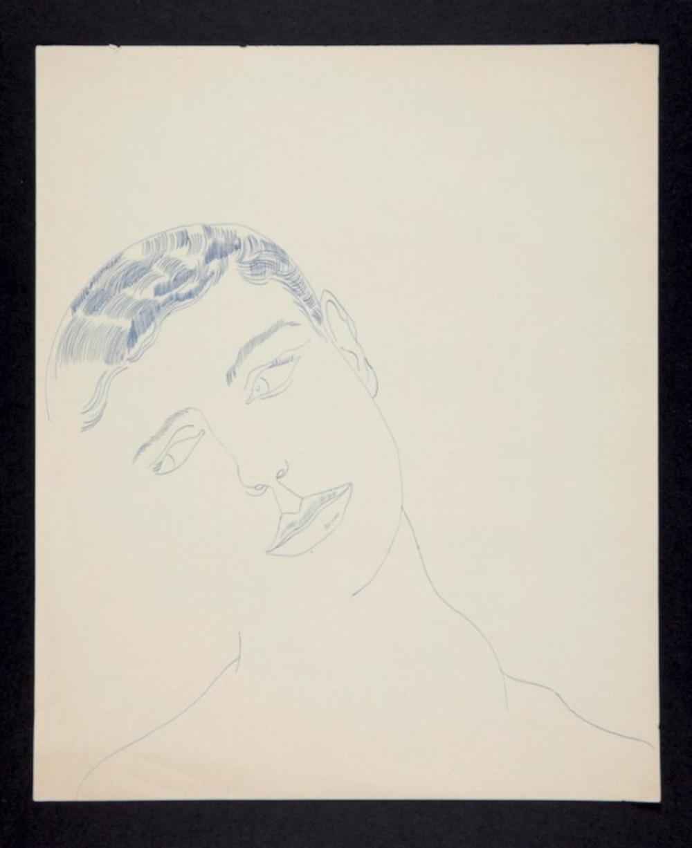 Andy Warhol Portrait – Junger Mann