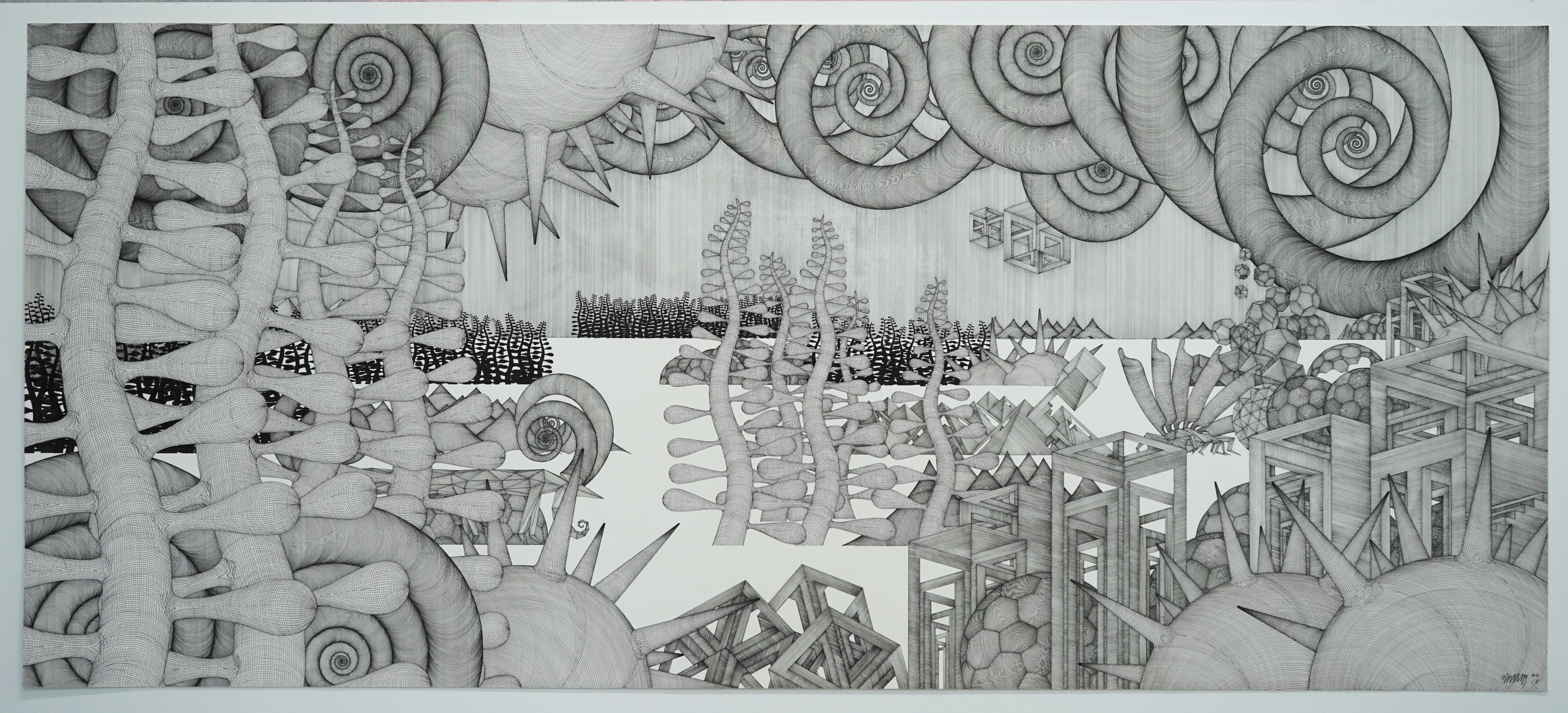 Cheolyu Kim Abstract Drawing - Journey to nowhere #25