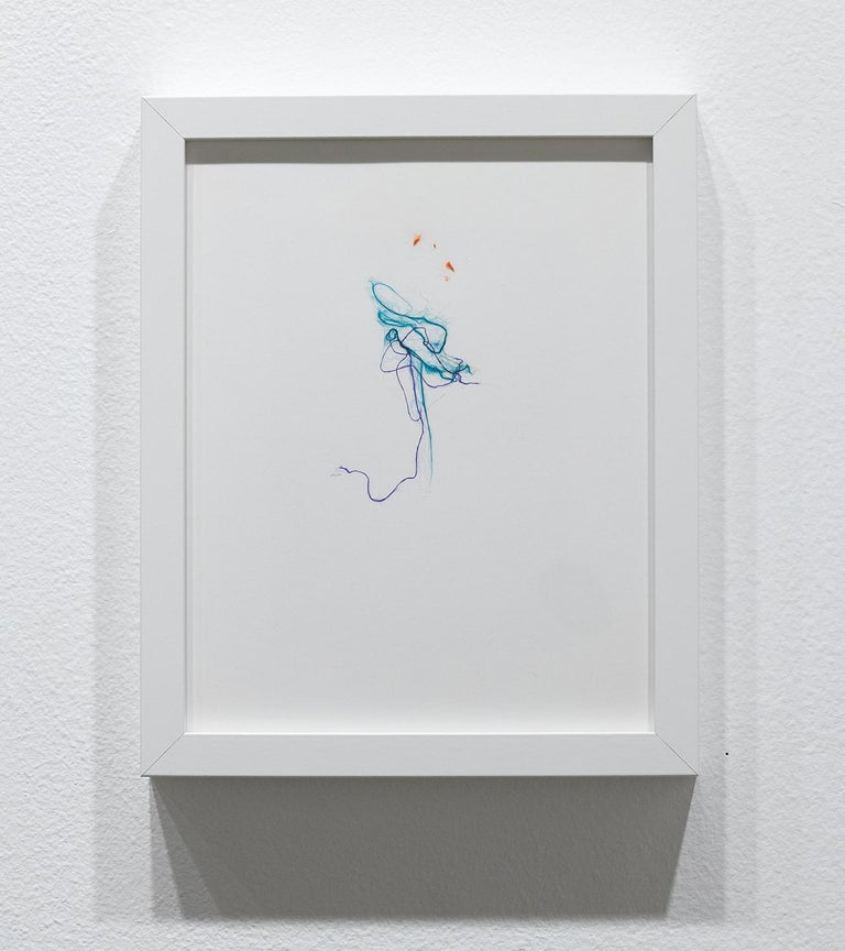 Emma Balder Brace Yourself Fiber Art Paper Embroidery Textile Art Minimal Drawing For Sale At 1stdibs