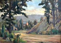 John Gordon Sinclair (Canadian 1889 - 1980); The Valley Edmonton; oil on canvas