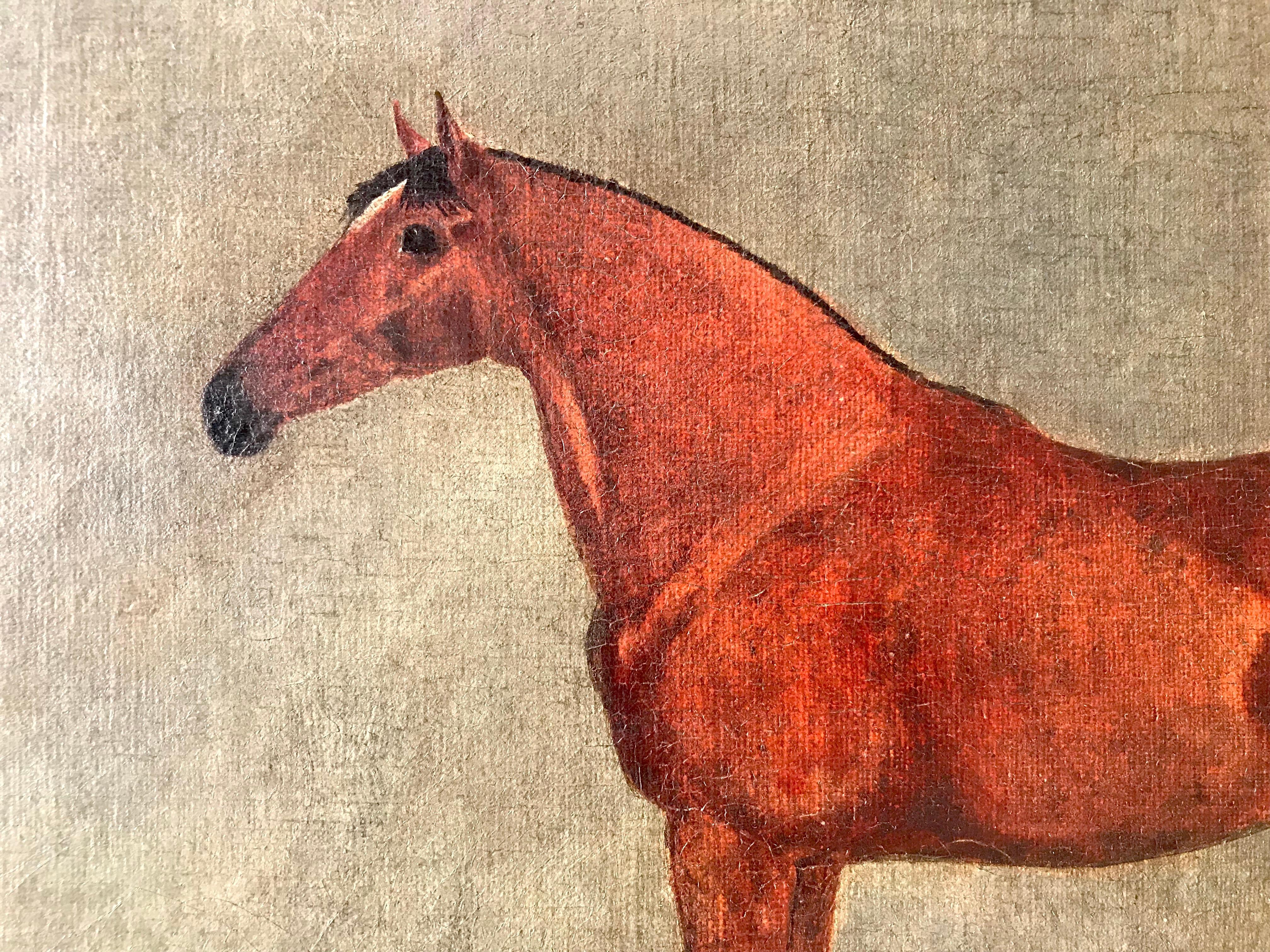 B. Broomhead; Horse Portrait; oil on canvas 3