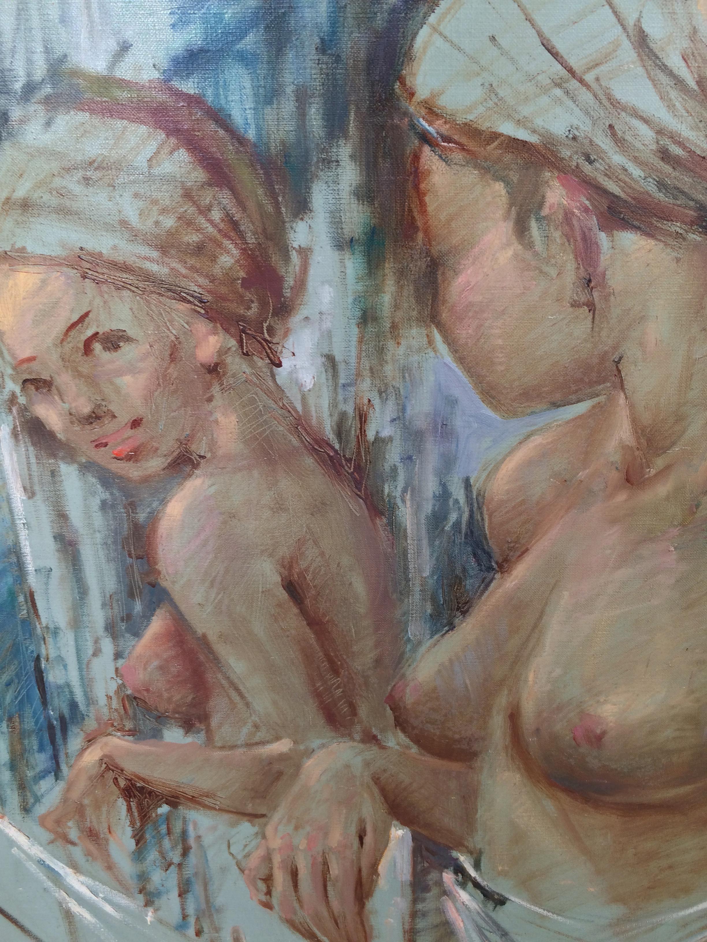 V. Warrami; Mirror reflection; oil on canvas 2