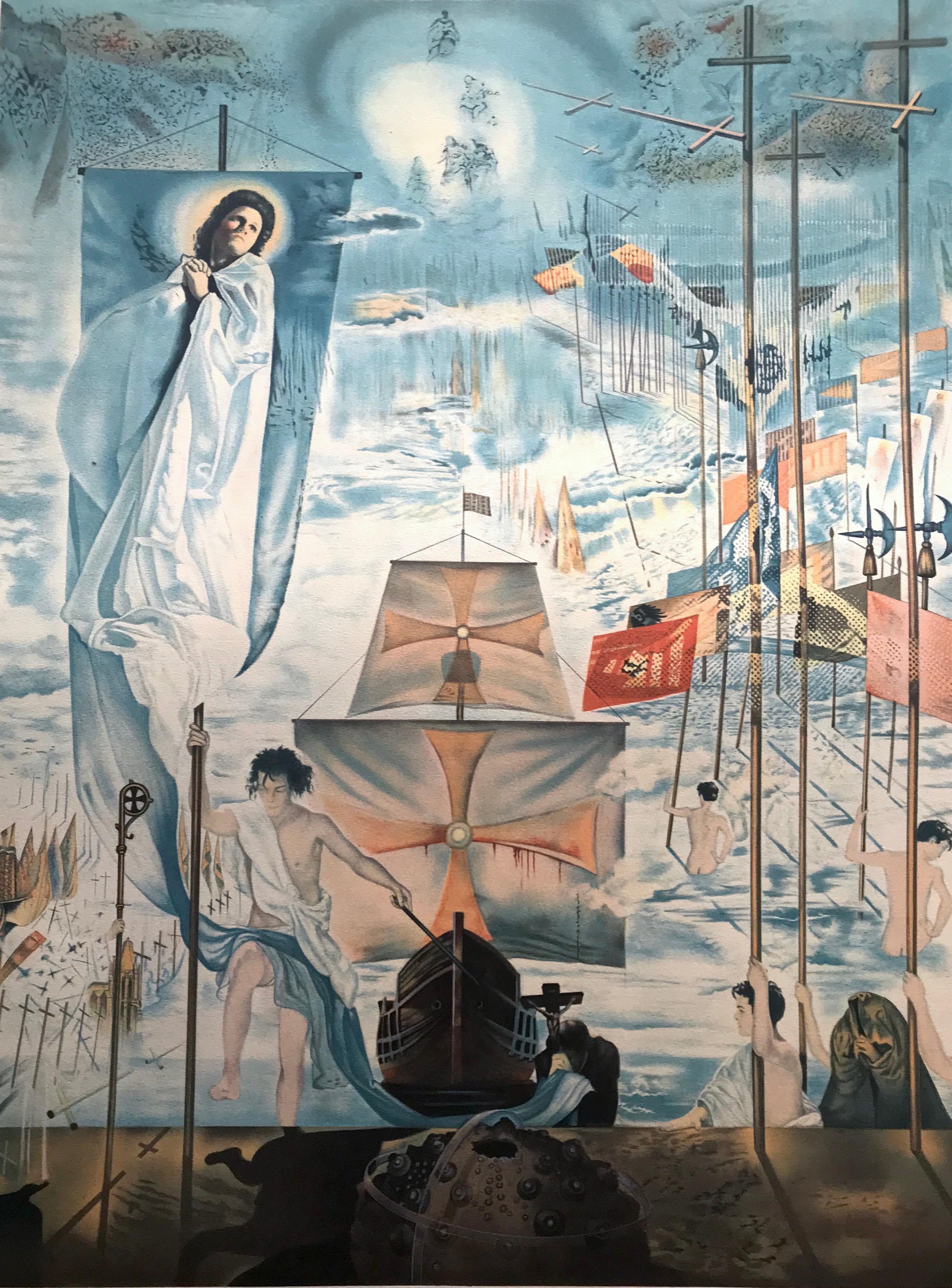 The Discovery of America by Christopher Columbus - Art by Salvador Dalí