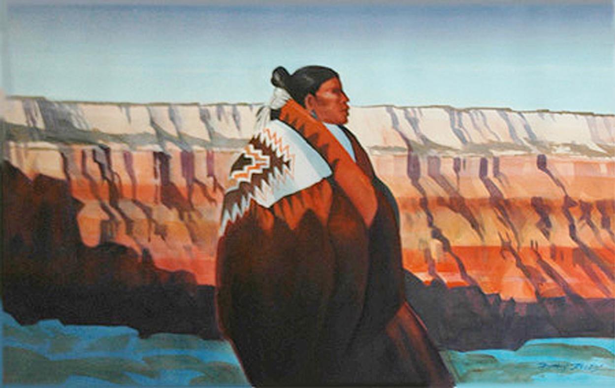 Donal Jolley Landscape Painting - Navajo Artist