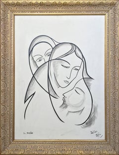 La Passion; Paul - Louis Rebora; Französisch, 20. Jahrhundert; Öl auf Leinwand