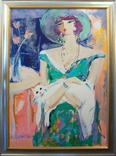 George Hamilton (American 1934); The Stray; acrylic on artboard