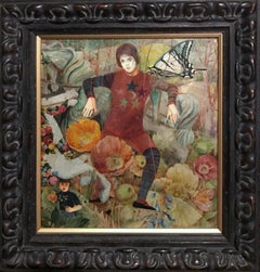 Phyllis Londraville (American 1920 - 2002); The Butterfly; watercolor on board