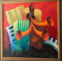 Everett Niewoehner (American 1939); The Mazuka; oil on canvas