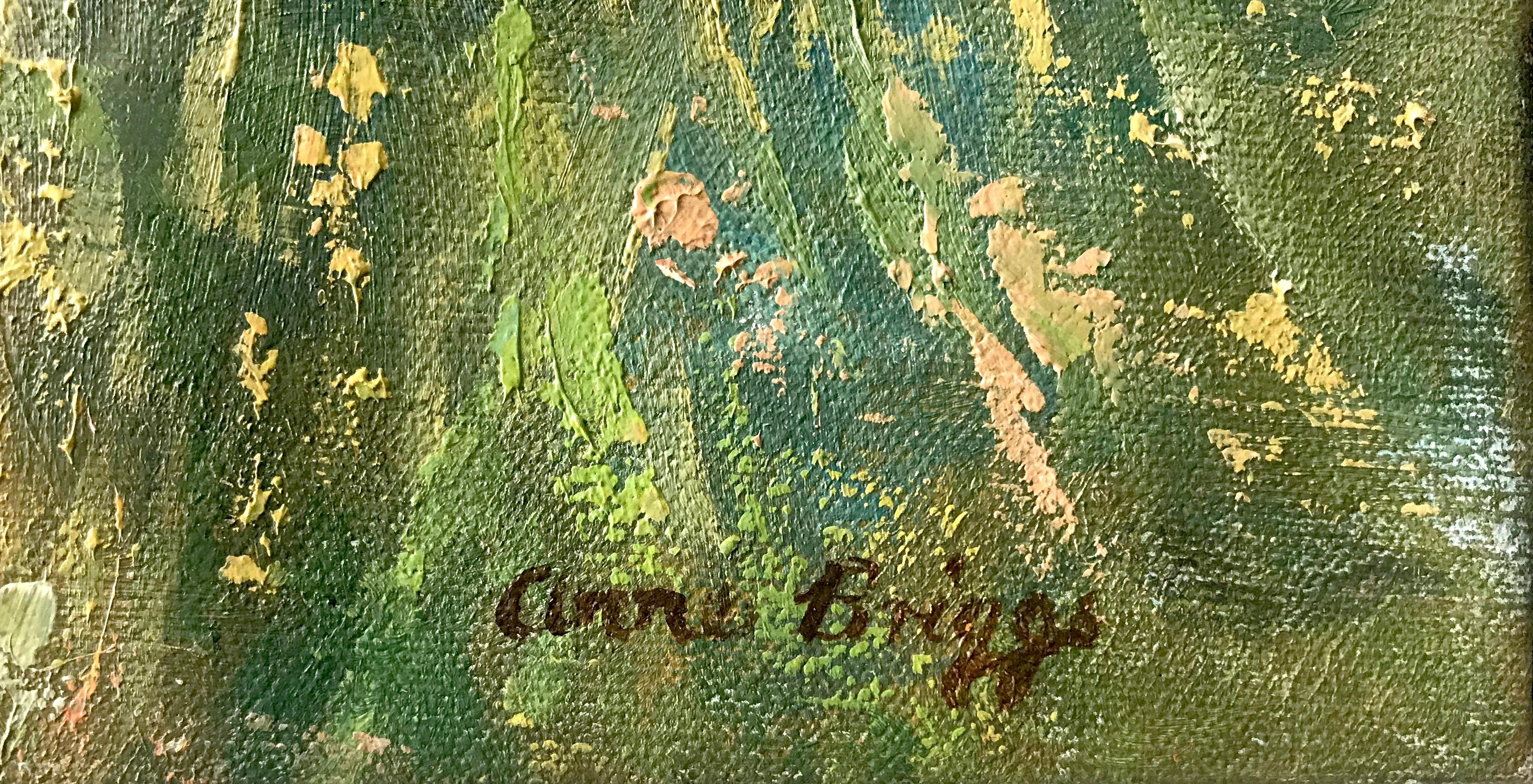Anne Briggs (British 20th c); Lady With Hat; oil on canvas im Angebot 1