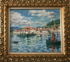 Edith Catlin Phelps (American 1875 - 1961); The Bay; oil on canvas