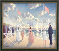 Paul Frans (French 1958); Deauville; Oil on canvas