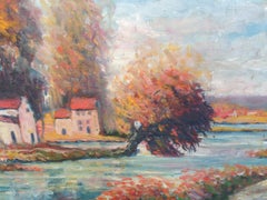 Francois Etienne (French, died in 2012); Landscape; oil on canvas