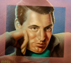 Retro Tim Neil (American 1954); Cary Grant; airbrushed paint on wood