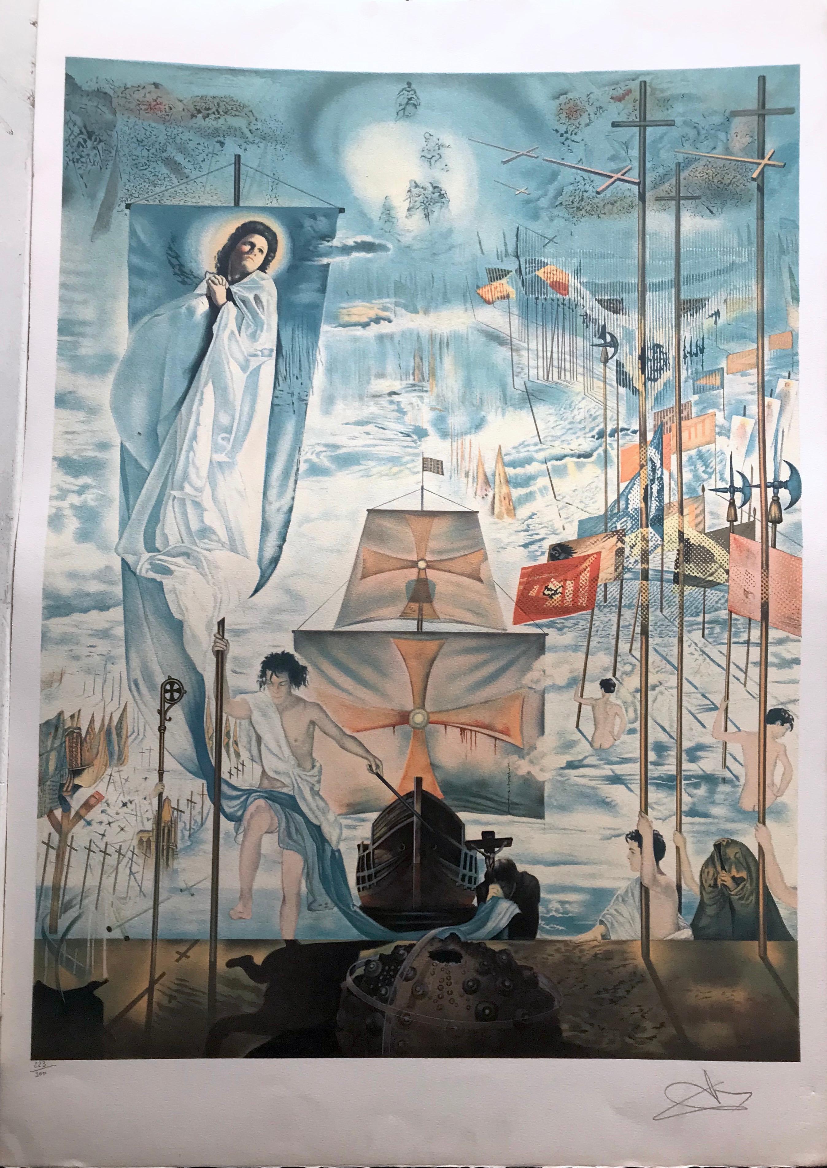 the discovery of america by christopher columbus dali