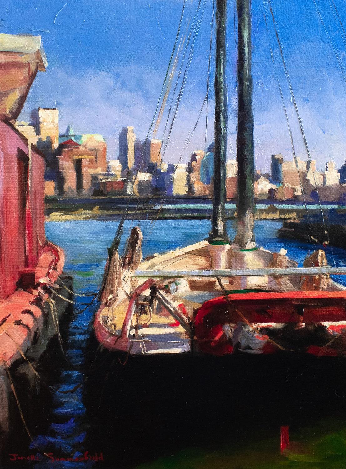Jonelle Summerfield Interior Painting - View across the East River