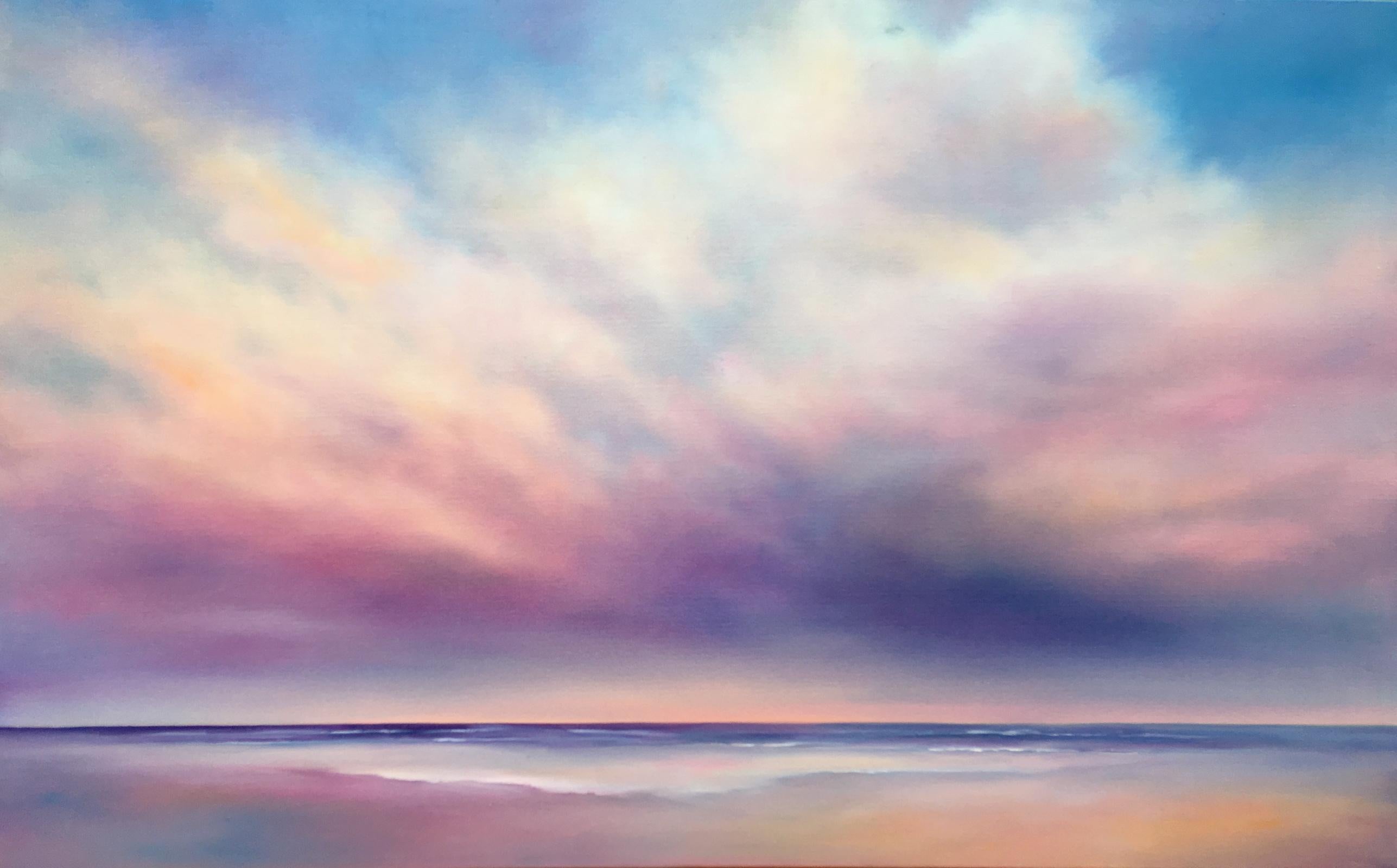 Beach Cloudscape II - Art by Nancy Hughes Miller