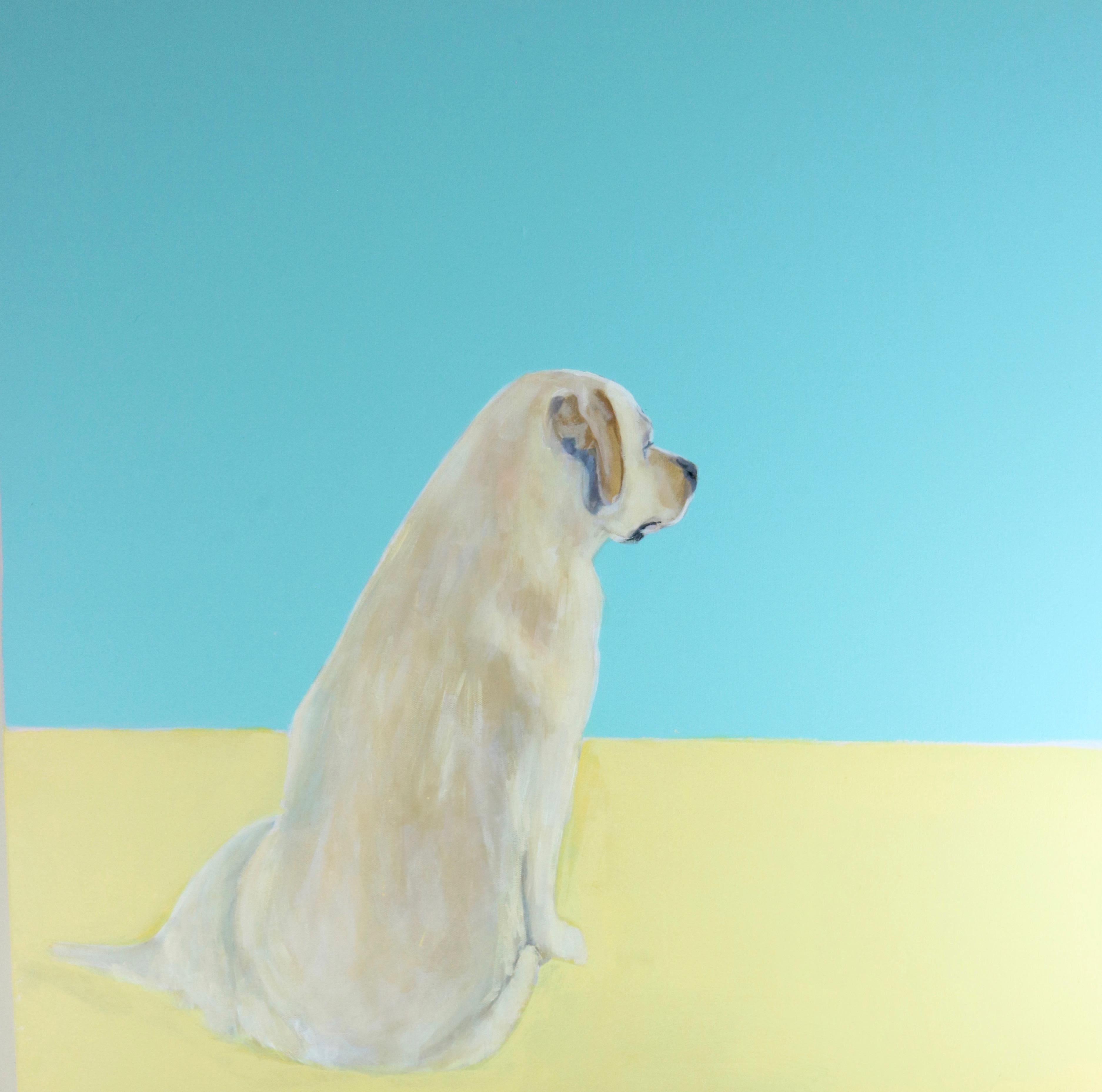 Lesli DeVito Animal Painting - Lab Love