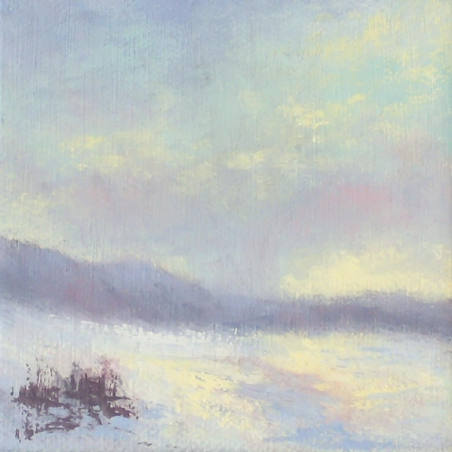Gail Greene Landscape Painting - Winter Rain