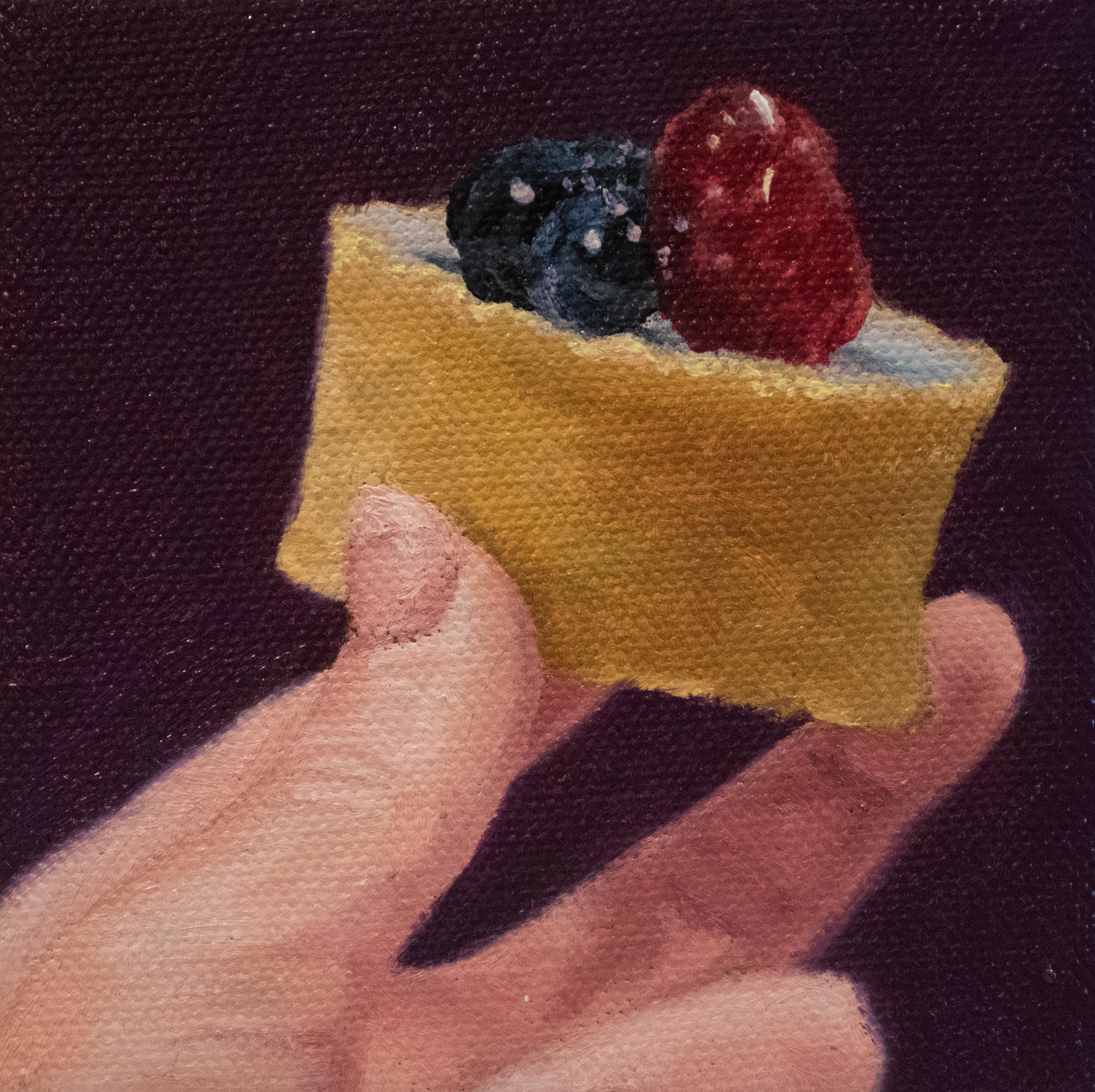 Shaina Craft Still-Life Painting - Finger Foods: Tart