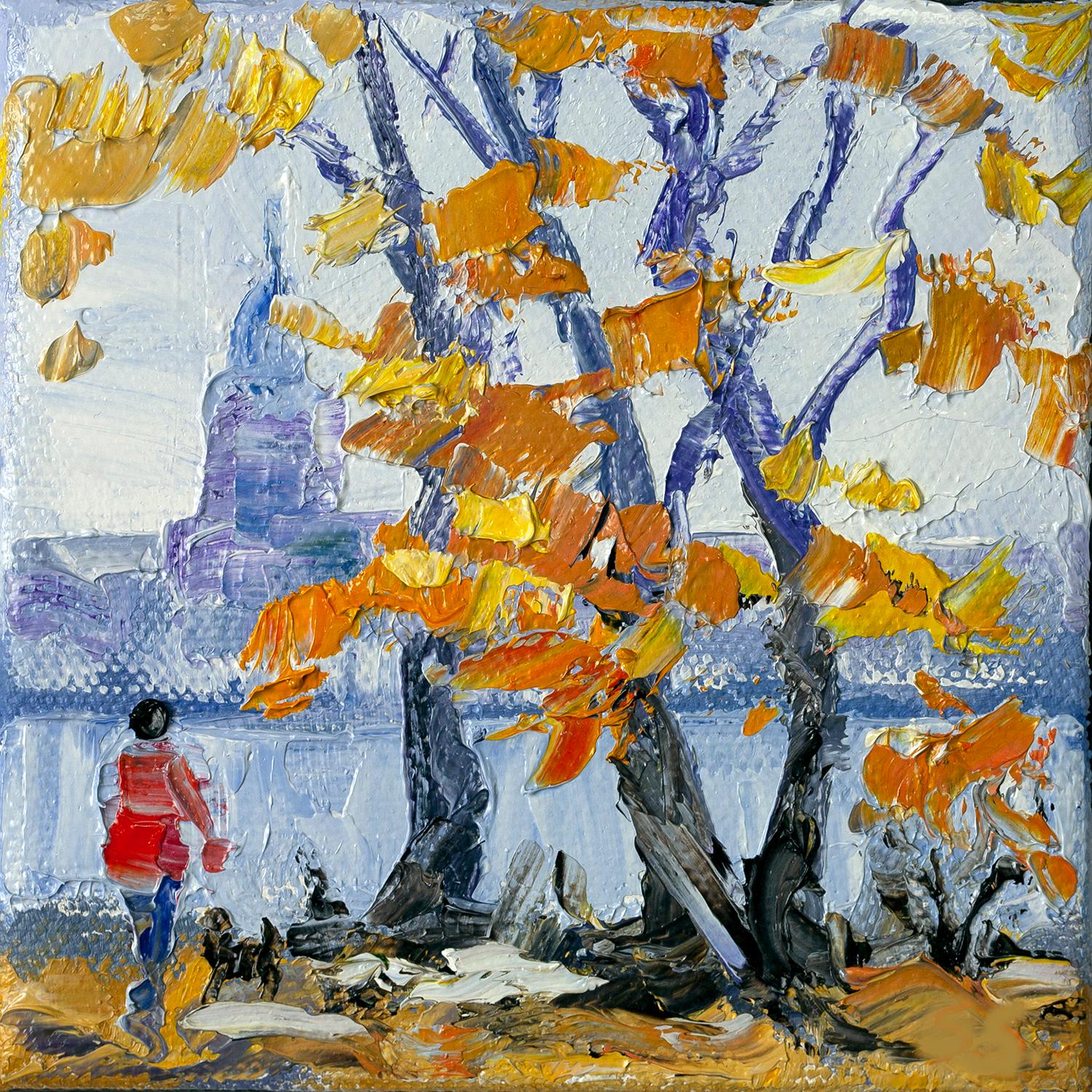 Stanislav Sidorov Landscape Painting - Autumn Time