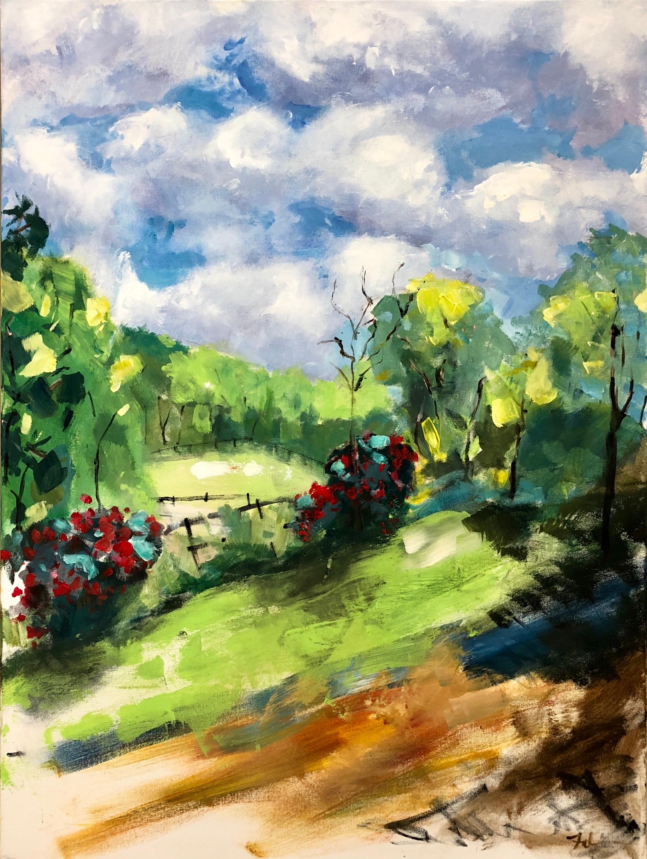 Patricia Fabian Landscape Painting - Oz's View