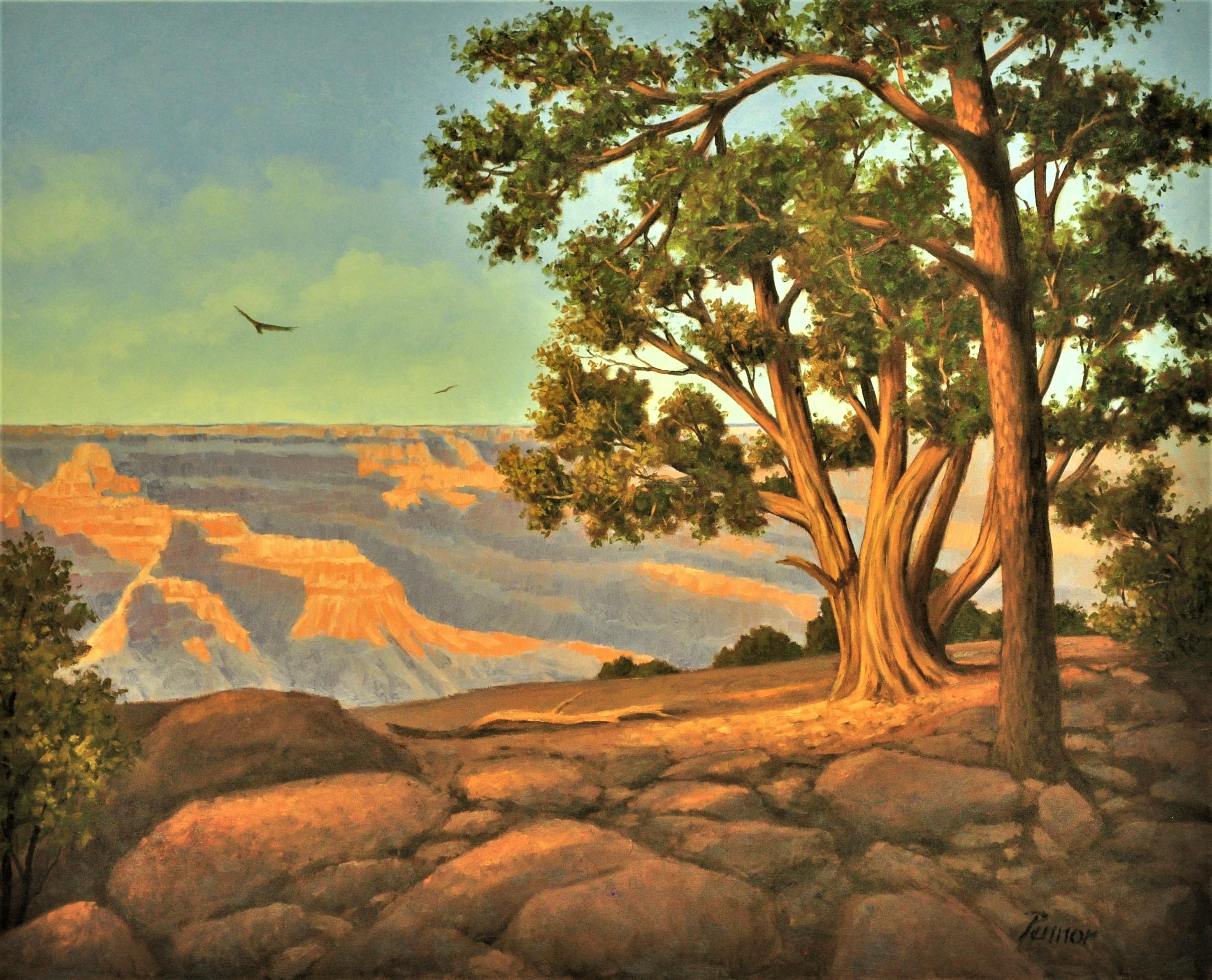 Robert Pennor Landscape Painting - Grand Canyon View