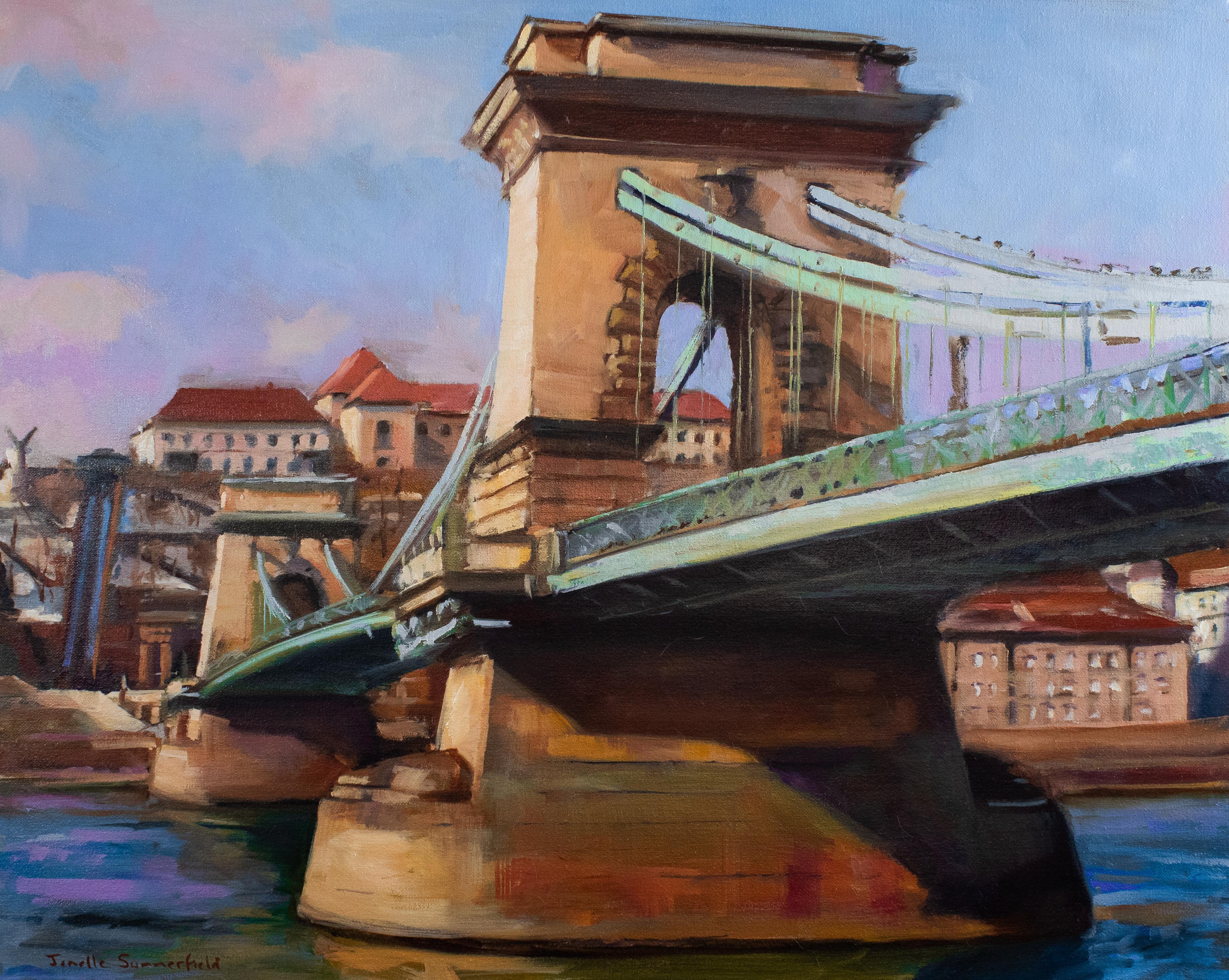 Jonelle Summerfield Interior Painting - Chain Bridge of Budapest II