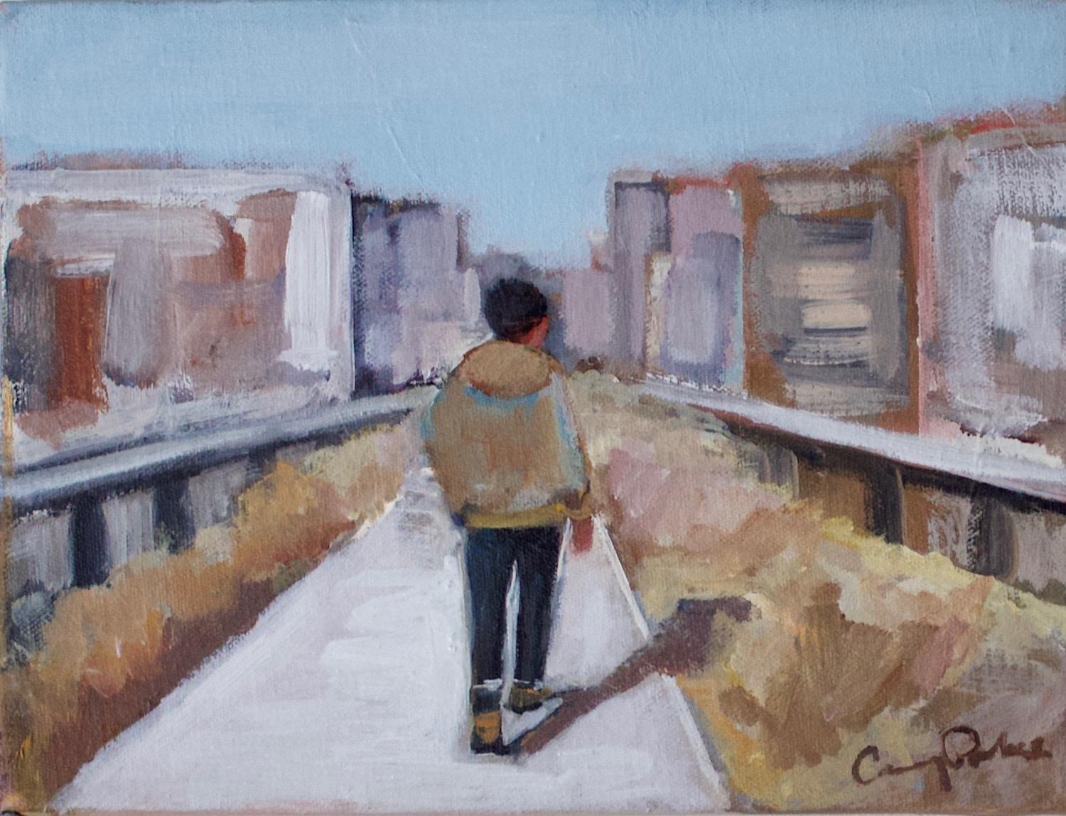 Carey Parks-Schwartz Interior Painting - On the High Line
