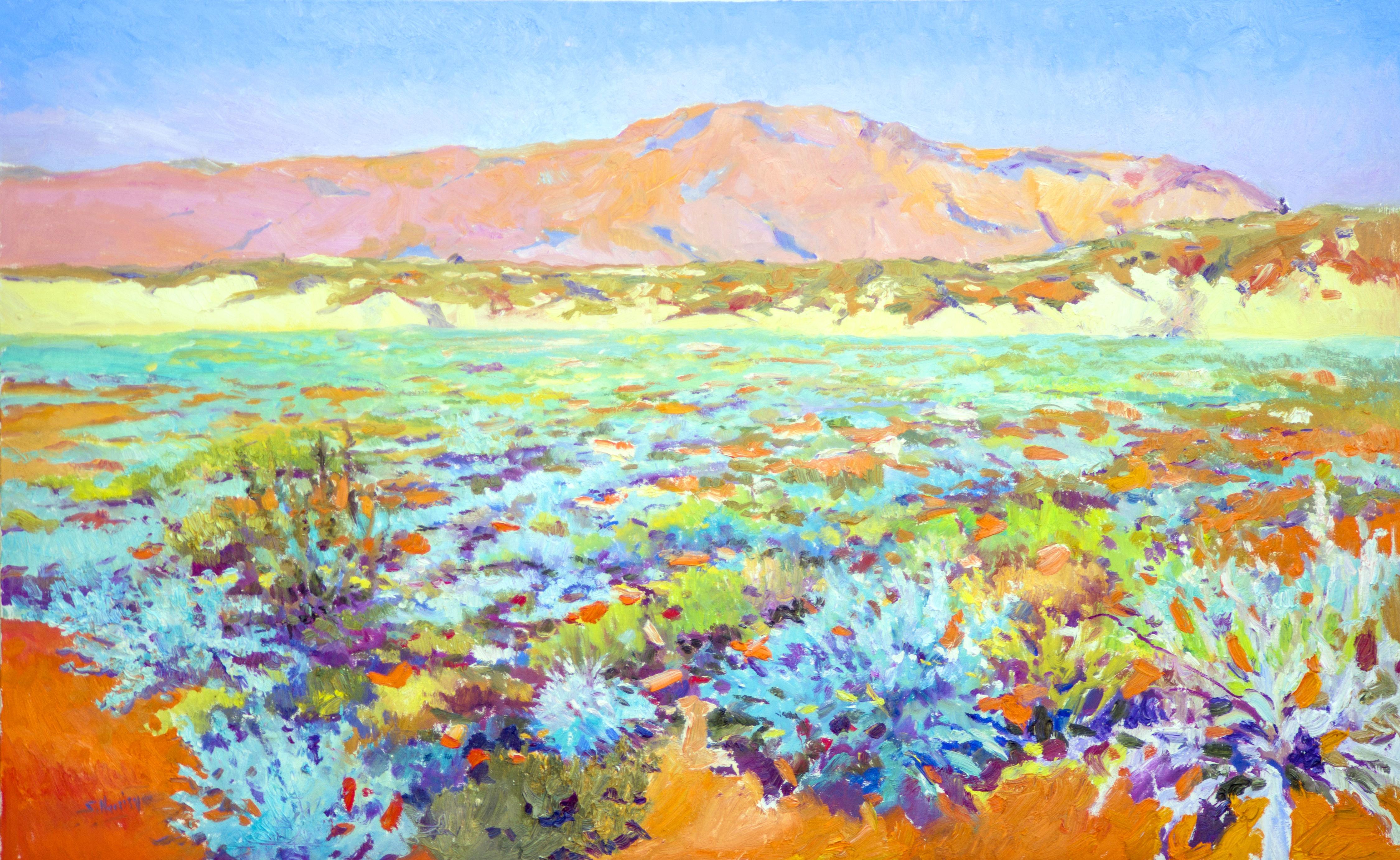 Suren Nersisyan Landscape Painting - Spring in Desert