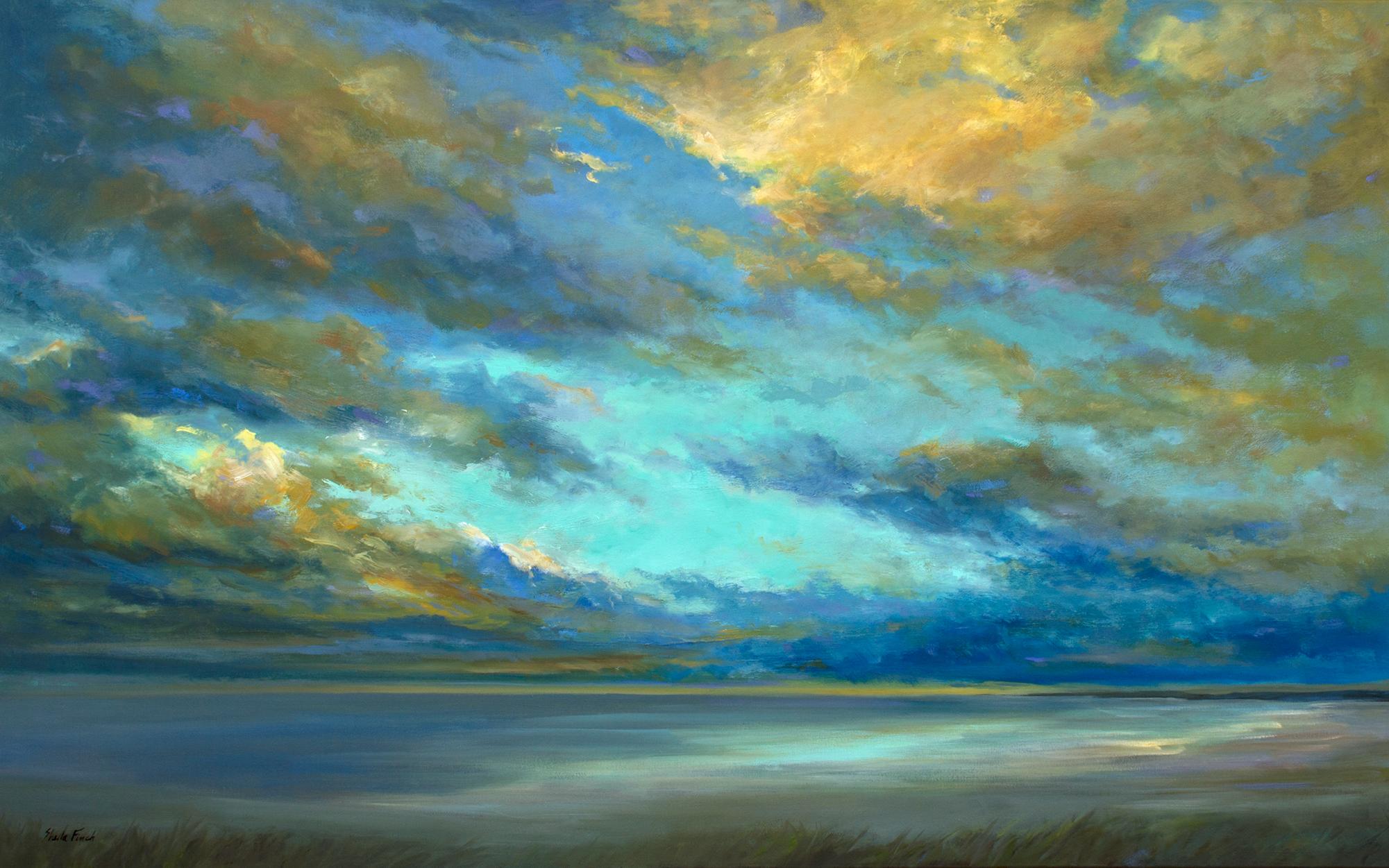 Coastal Clouds 34 - Art by Sheila Finch