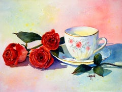 American Realist Still-life Drawings and Watercolors