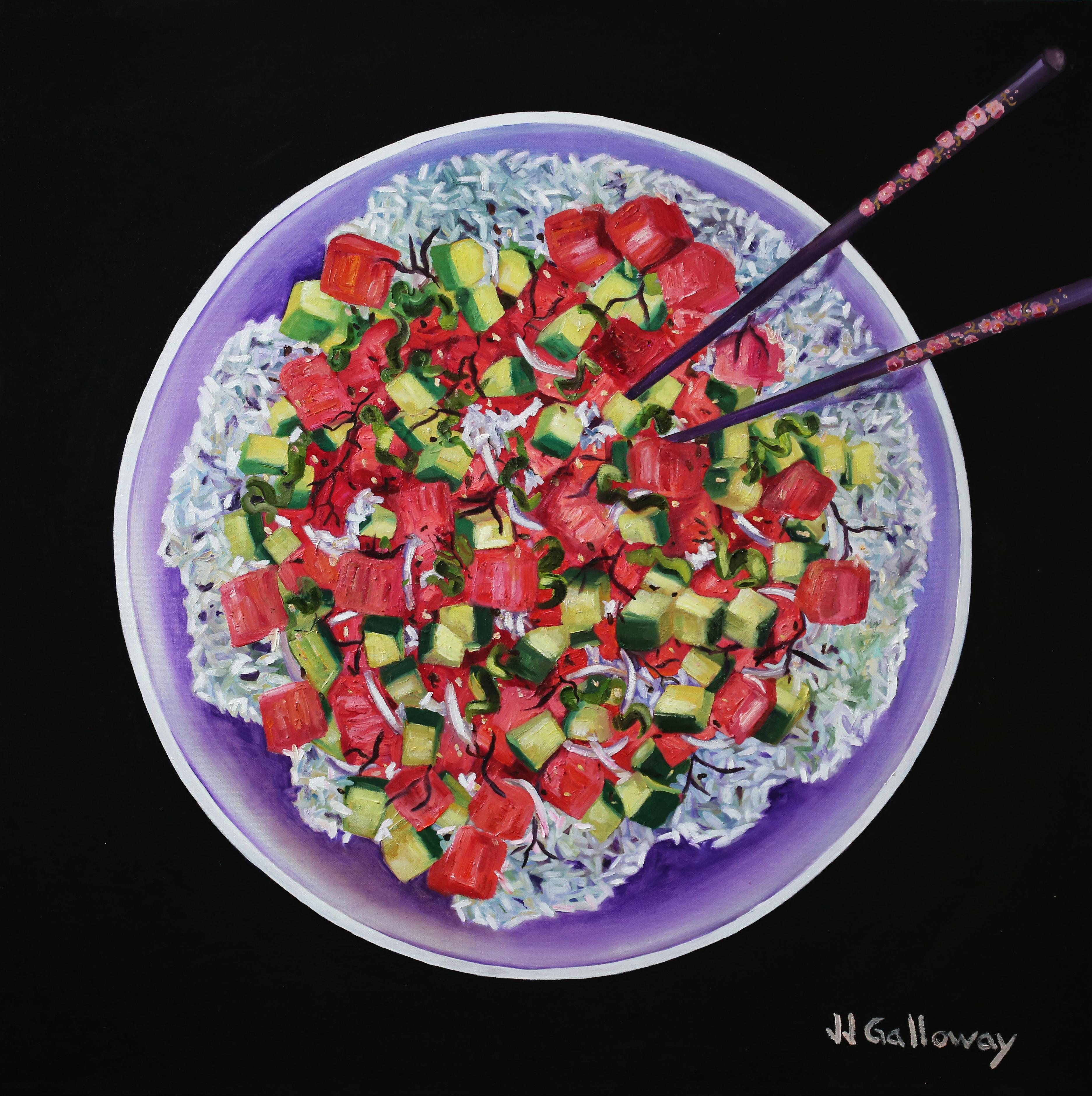 JJ Galloway Still-Life Painting - Poke Bowl